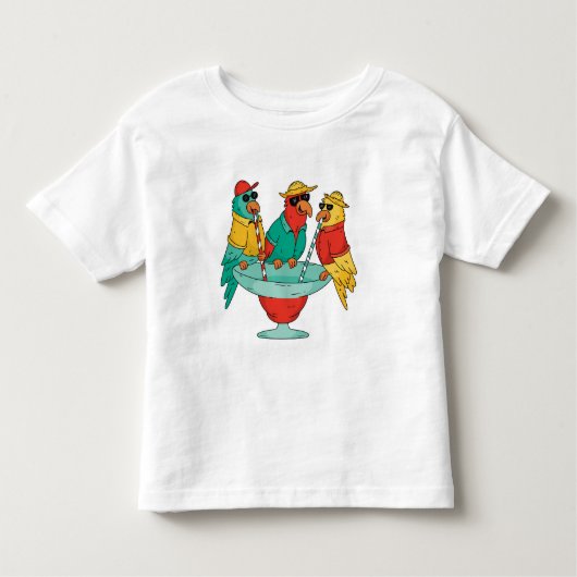T-shirt Cute Parrot Design (Devant)