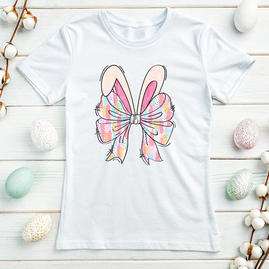T-shirt Cute Pastel Bunny Bow