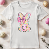 T-shirt Cute Pastel Bunny Bow