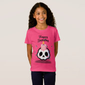 T-Shirt Cute Pastel Goth Skull Birthday (Devant entier)