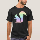T-shirt Cute Pastel Rainbow Squirrel (Devant)