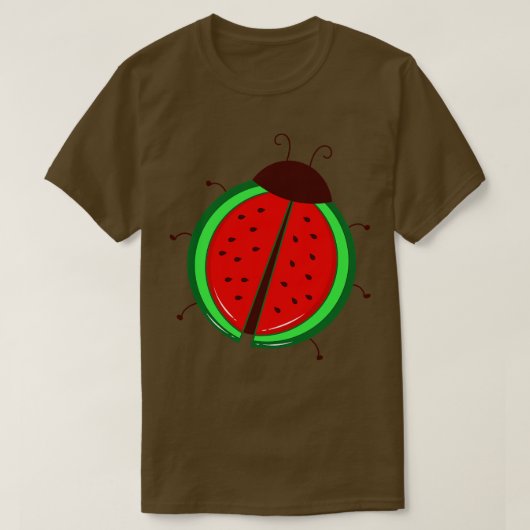 T-shirt Cute pastèque Ladybug (Design devant)
