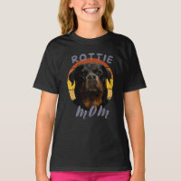 Cute paw Retro Heart Rottie Dog Animaux animaux de