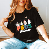 T-shirt Cute Peds Infirmière Noël pour NICU Infirmières PI
