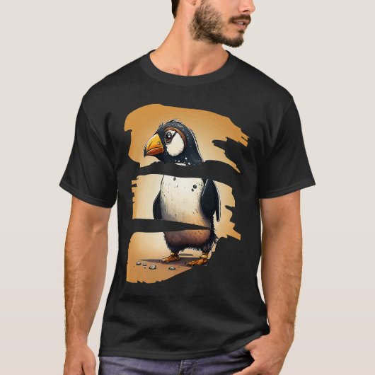 T-shirt Cute Penguin (Devant)