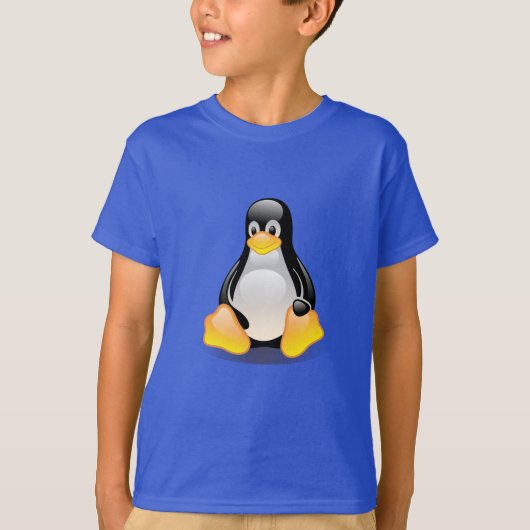 T-shirt Cute Penguin | Logo Linux | Pingouin (Devant)