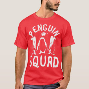 T-shirt Cute Penguin Squad, Animaux Du Monde, Drôle Bi