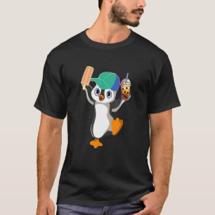 T-shirt Cute Penguin Summer Ice Popsicle Casquette Boba Mi