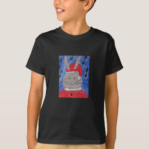 T-shirt Cute Père Noël Bunny