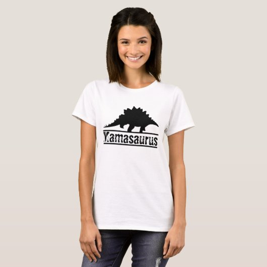 T-shirt Cute personnalisable Mamasaurus Rex Famille Dinosa (Devant entier)