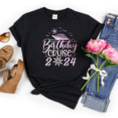 T-shirt Cute Personnalisé Anniversaire Croisière Bateau Fa