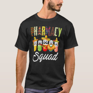 T-shirt Cute Pharmacie Squad Pharmaciste Sombrero Pills Ci