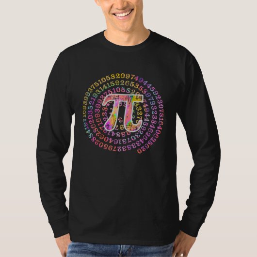 T-shirt Cute Pi Symbol Tie Dye for Math Teacher Tie Dye Pi (Devant)