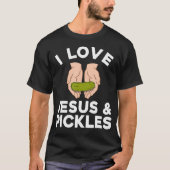 T-shirt Cute Pickle Design For Men Women Kids Jesus Pickle (Devant)