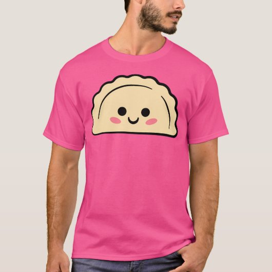 T-shirt Cute Pierogi Kawaii Design polonais (Devant)