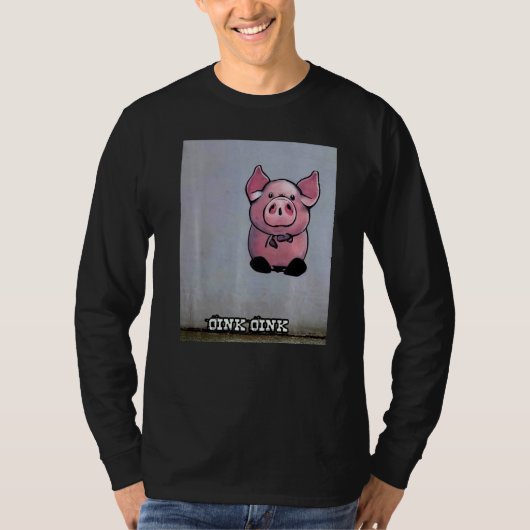 T-shirt Cute Pig Piggie Oink Oink 1 (Devant)