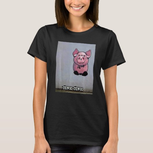 T-shirt Cute Pig Piggie Oink Oink  1 (Devant)