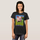 T-shirt Cute Pig Piggie Oink Oink 36 (Devant entier)
