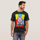 T-shirt Cute Pig Piggie Oink Oink 43 (Devant entier)