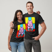 T-shirt Cute Pig Piggie Oink Oink 43 (Unisexe)