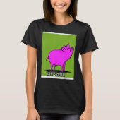 T-shirt Cute Pig Piggie Oink Oink 7 (Devant)