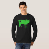 T-shirt Cute Pig Shamrock St Patrick s Day Saint Paddy s (Devant entier)