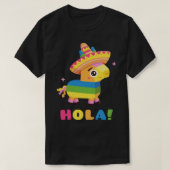 T-shirt Cute Pinata Avec Casquette Hola (Design devant)
