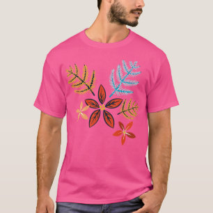 T-shirt Cute Pine Poinsettia