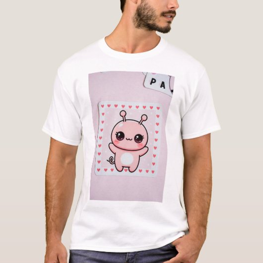 T-shirt Cute pink (Devant)