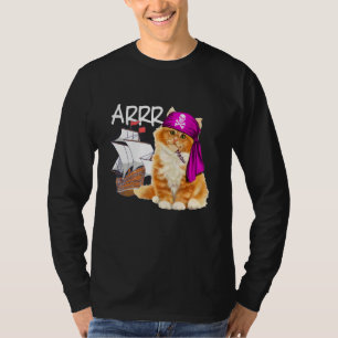 T-shirt Cute Pirate Chat Va Arracher Buccaneer Kitten Feli