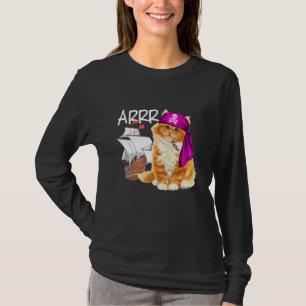 T-shirt Cute Pirate Chat Va Arracher Buccaneer Kitten Feli