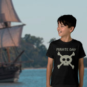 T-shirt Cute Pirate Day Skull Crossbones Personnalisé Enfa