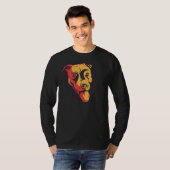 T-shirt Cute Pit Bull Terrier Lover Pitbull Maman Pittie P (Devant entier)