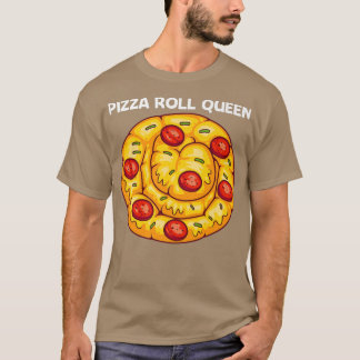 T-shirt Cute Pizza Roll Conception Pour Femmes Maman Pizza