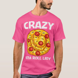 T-shirt Cute Pizza Roll Conception Pour Femmes Maman Pizza