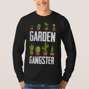 T-shirt Cute Plante Jardin Gangster Jardinage Housepl