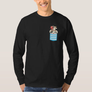 T-shirt Cute Pocket Farm Animal Fermier Vache d'élevage
