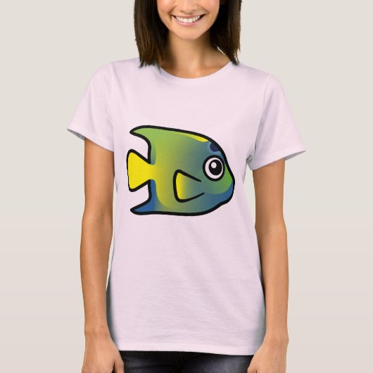 T-shirt Cute poisson-ange Queen (Devant)