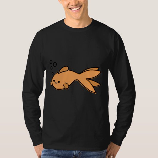 T-shirt Cute poisson d'or (Devant)