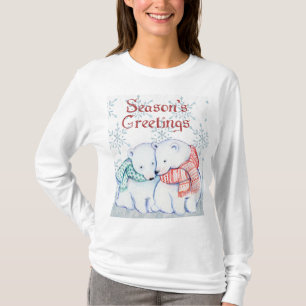 T-shirt Cute Polar Bears