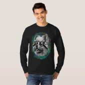 T-shirt Cute Pomeranian Dog Wearing Nerd Glasses Funny Gra (Devant entier)