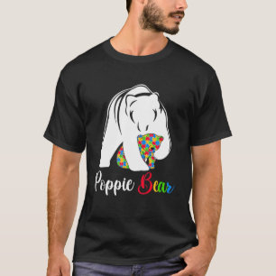 T-shirt Cute Poppie Ours Sensibilisation sur l'autisme Fam