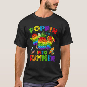 T-shirt Cute Poppin Dans Summer Pop It Fidget Toy Jour Der