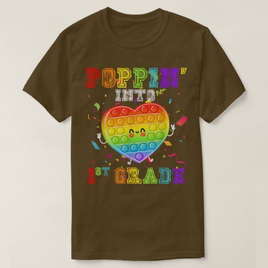 T-shirt Cute Poppin Into (Design devant)