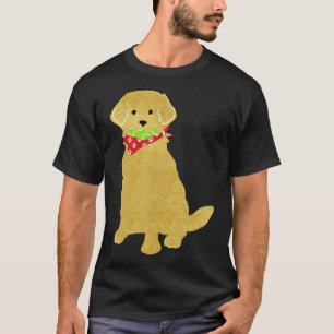 T-shirt Cute Preppy Jaune Lab Tennis Balls Dans La Bouche