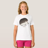 T-shirt Cute prickly hedgehog cartoon (Devant entier)