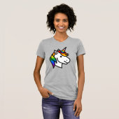 T-shirt Cute Progress Pride Unicorn (Devant entier)