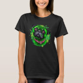 T-shirt Cute Pug st Patrick s Day (Devant)