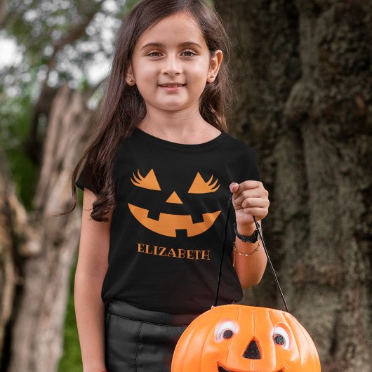 T-shirt Cute Pumpkin Smile Halloween Gift