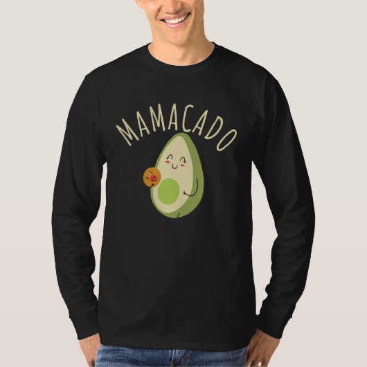 T-shirt Cute Pun Mamacado (Devant)